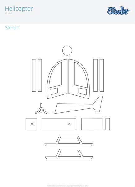3д ручка трафареты объемные