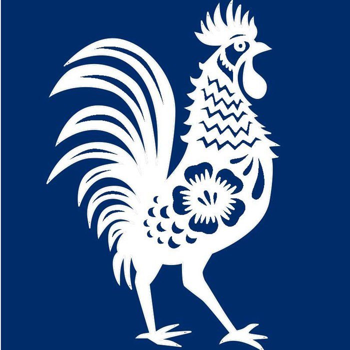 Вытынанки петушок