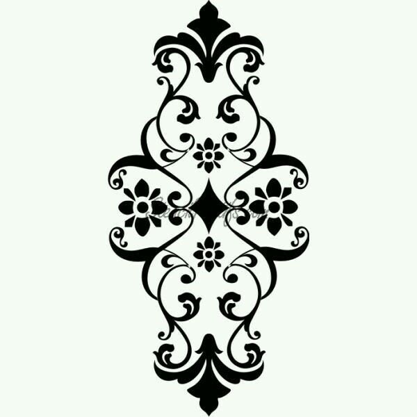 Орнамент трафарет