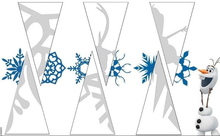 Шаблоны снежинок