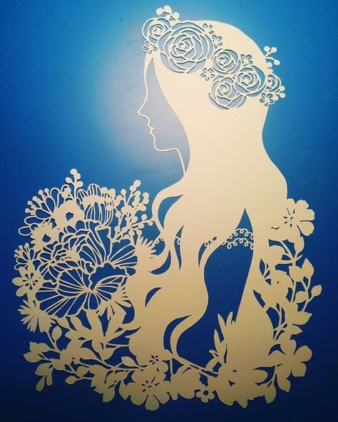 Вытынанки девочка