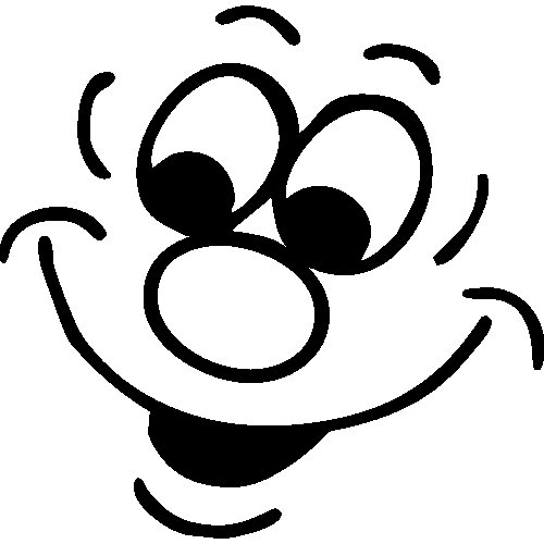 Смешная рожица рисунок