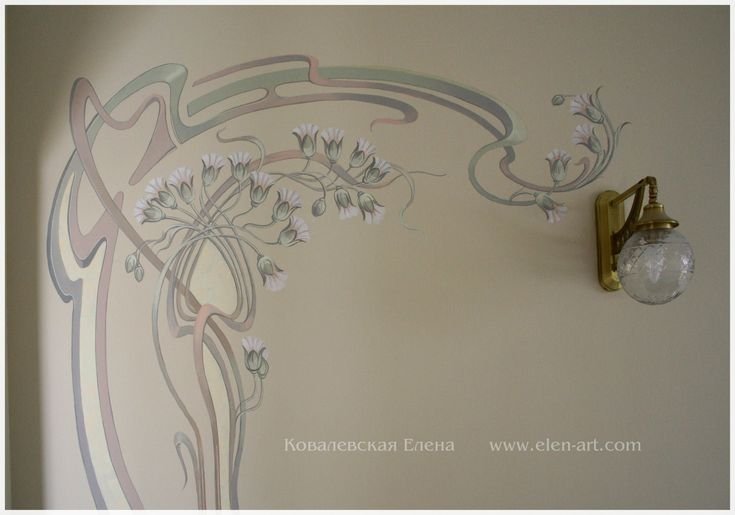 Орнамент для альфрейная роспись стен