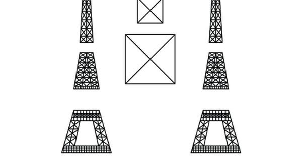 Макет эльфовой башни для 3д ручки