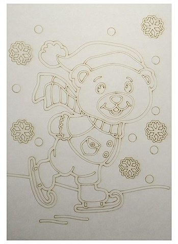 медведь на коньках