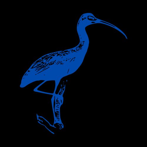 Трафарет Ибис