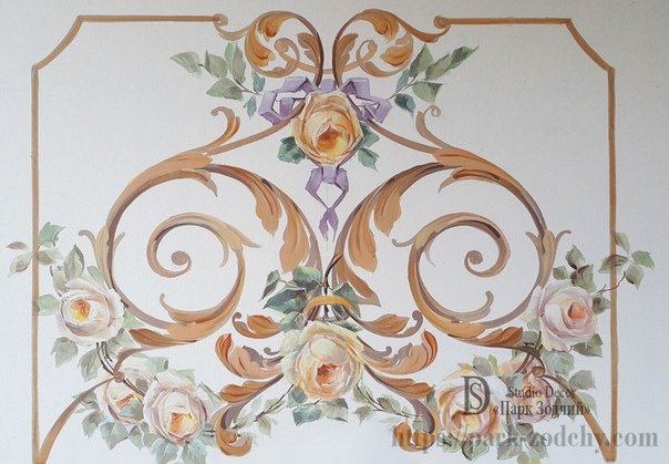 Альфрейная роспись Эрмитаж