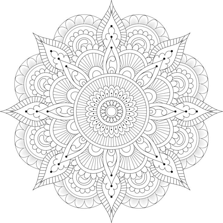 Мандалы сложные