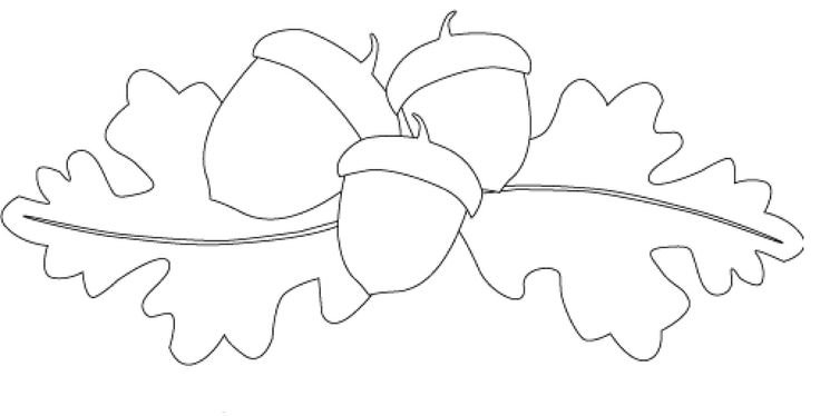 Желудь из фетра шаблоны