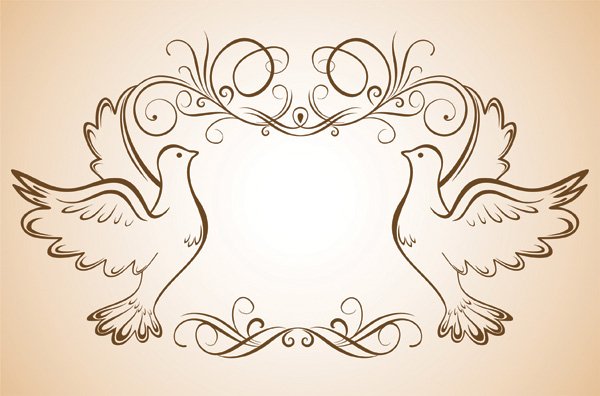 Свадебные узоры для пригласительных