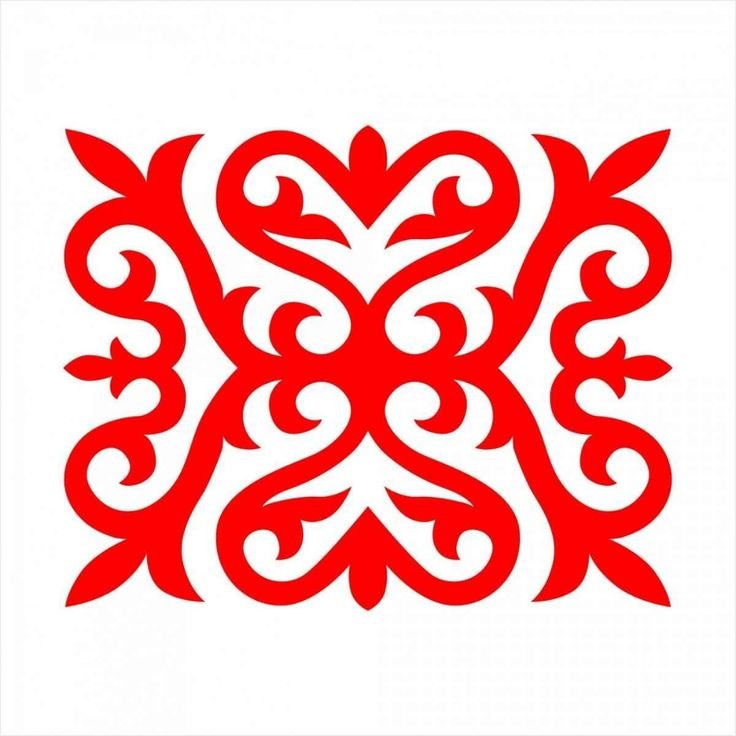 Зооморфные орнаменты казахские