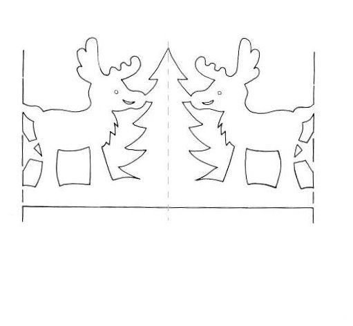 Симметричное вырезывание шаблоны