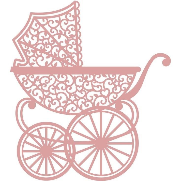 Детская коляска силуэт