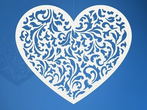 Ажурное сердце