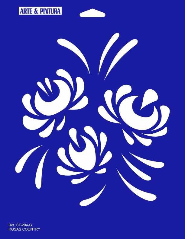 Трафарет под Гжель