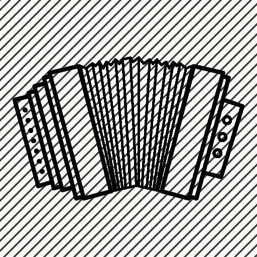 Гармонь раскраска