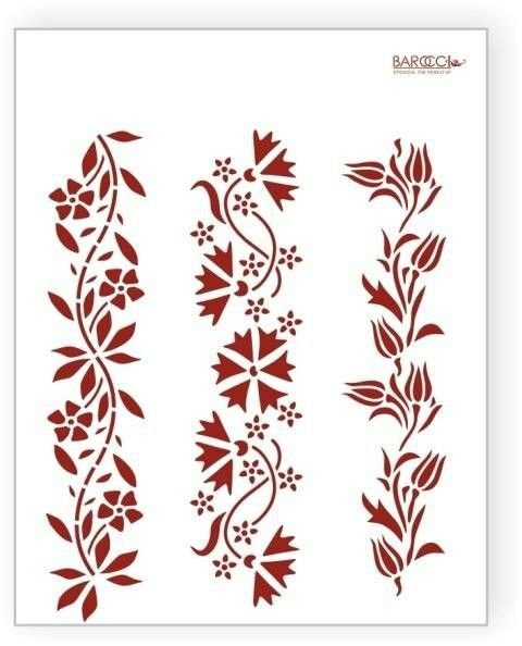 Растительный орнамент в полосе