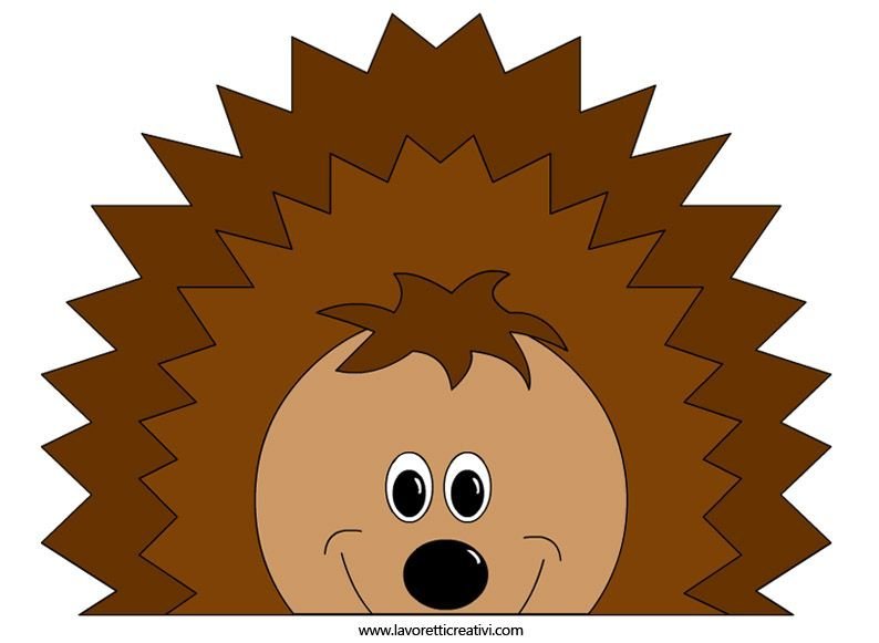 цветной ежик