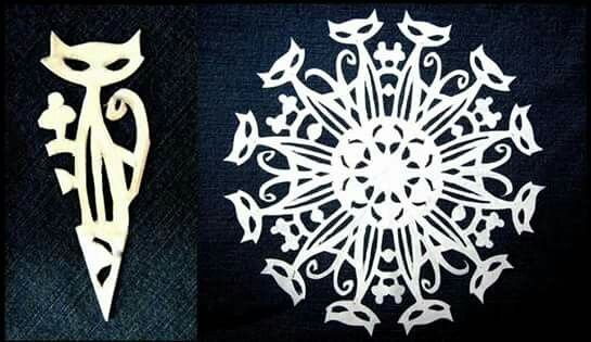 Красивые необычные снежинки