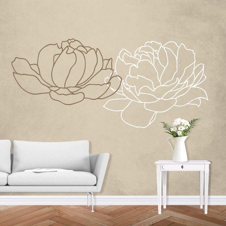 Трафаретная роспись стен