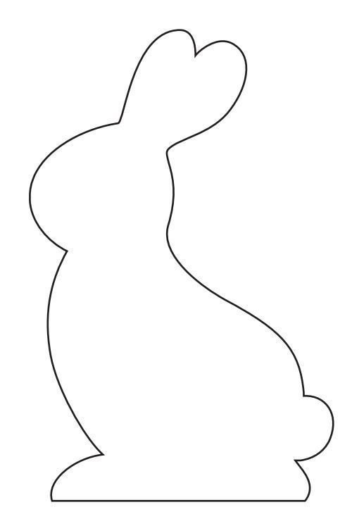 Пасхальный заяц выкройка