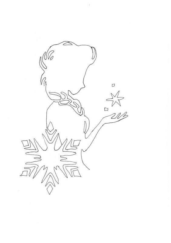 Вырезалки на окна Холодное сердце