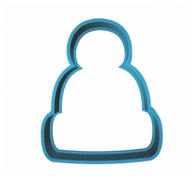 Трафарет для пряников шапка