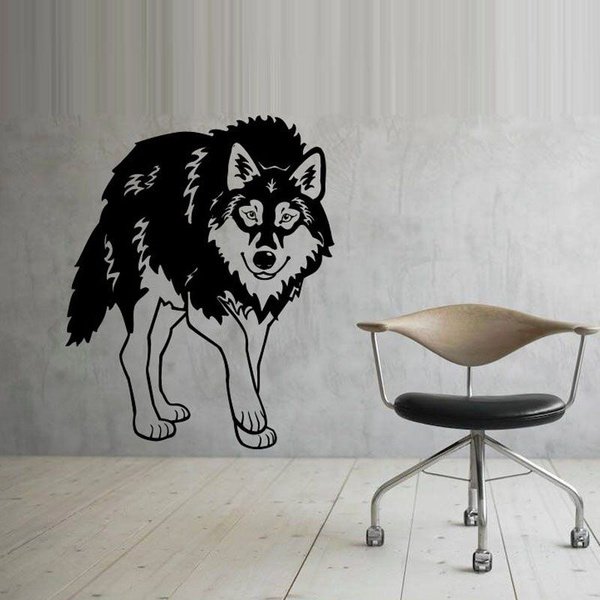 Виниловые наклейки Волков