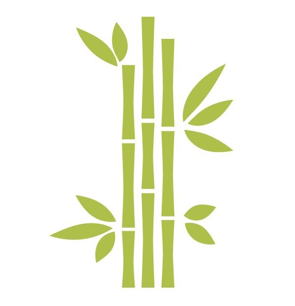 Трафарет бамбук