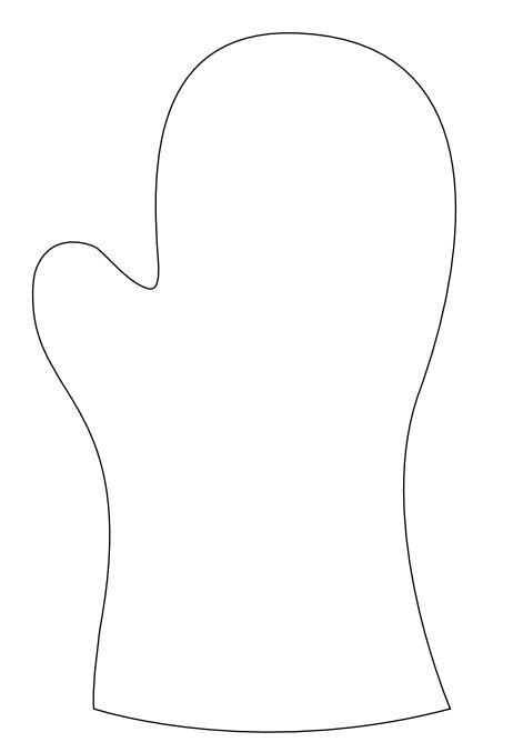 Варежка лекало