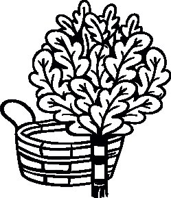 Банный веник вектор вектор