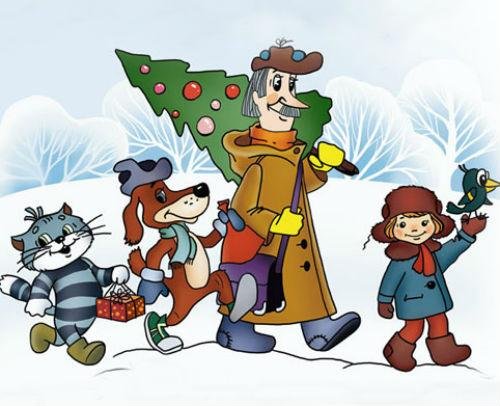 Зима в Простоквашино