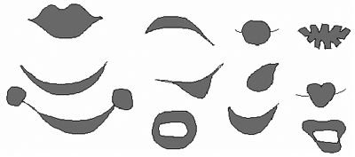 Рот шаблоны для поделок