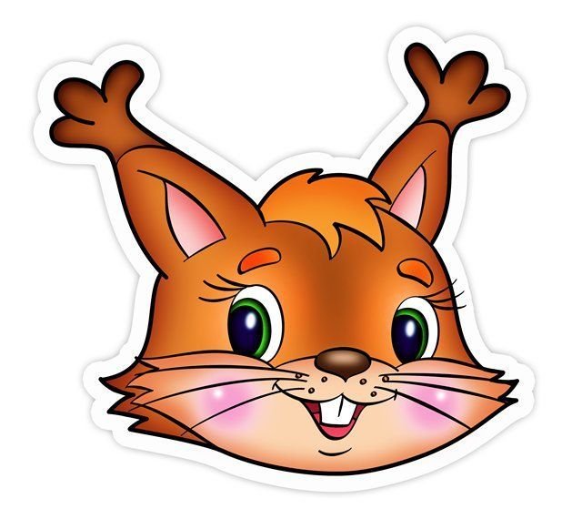 Мордочки животных для детей