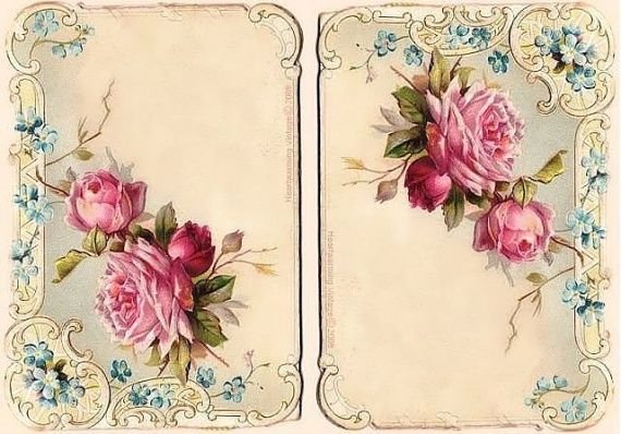 Цветочные фоны для декупажа