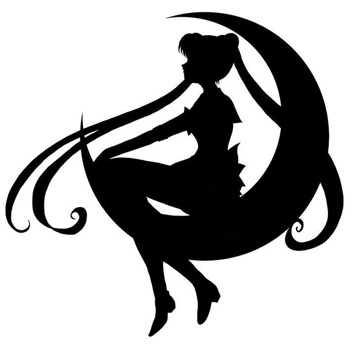 Силуэт аниме Сейлор Мун
