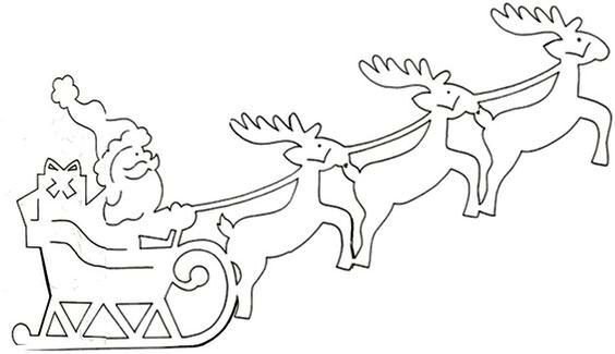 Трафареты на окна новогодние