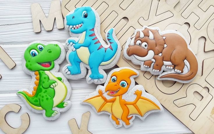 Печенье динозавры