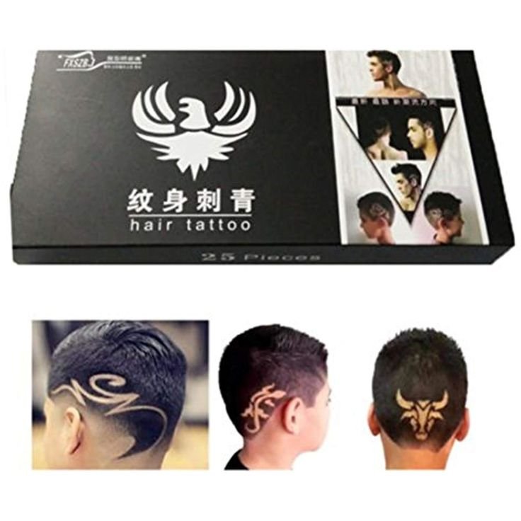 Трафарет для стрижки на голове