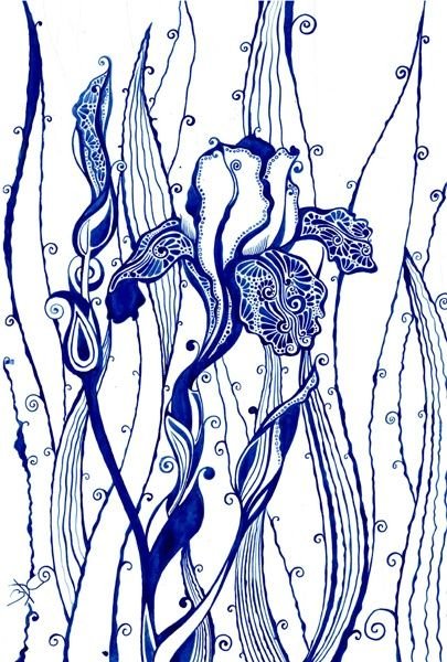 Стилизованные цветы