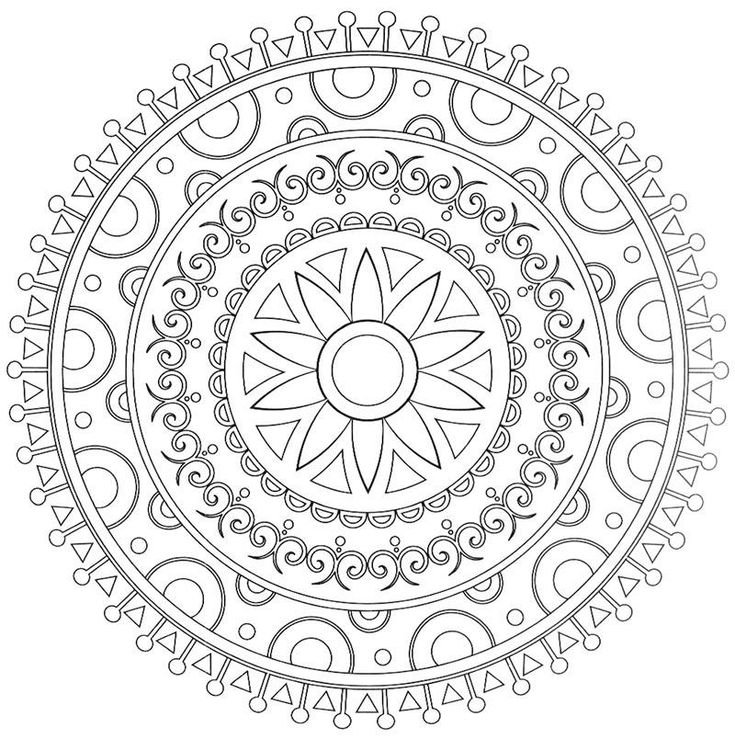 Узоры мандалы