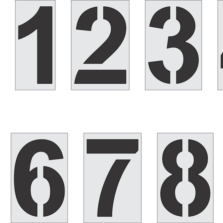 цифры и буквы из металла