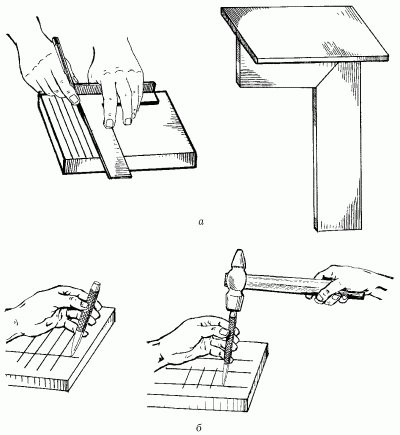 Заготовка металла с разметкой