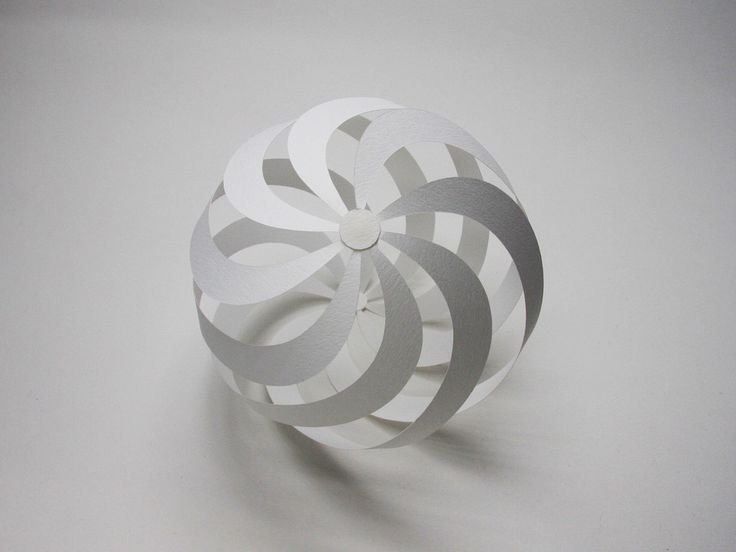 Объемный бумажный шар