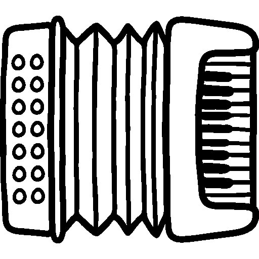 Гармошка раскраска для детей