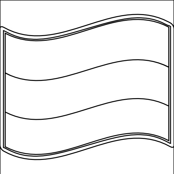 Флаг России раскраска