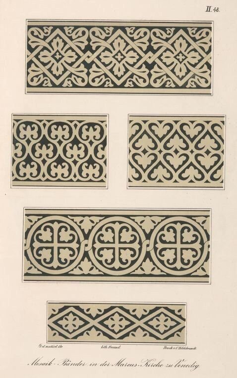 Византийский орнаменту Лилетта