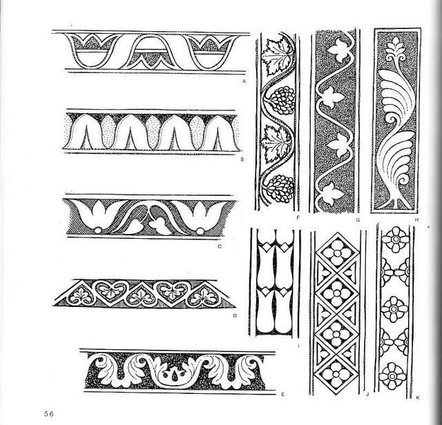 Византийский орнамент ленточный