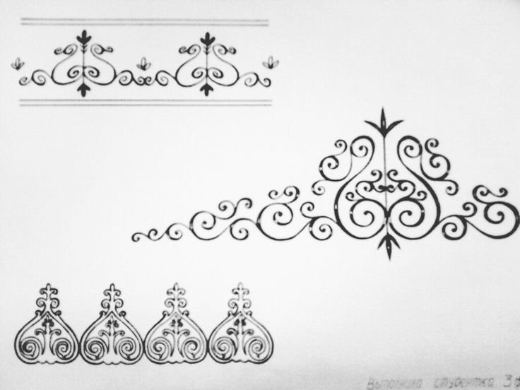 Лировидный узор Якутский