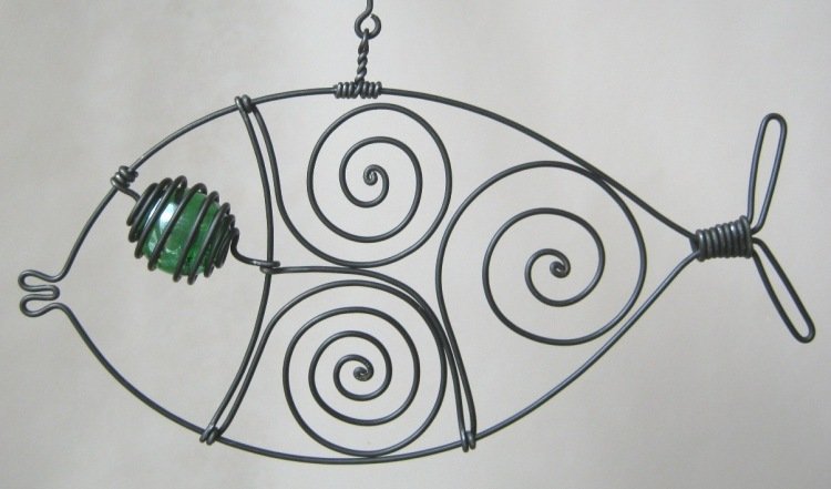 Рыбка из проволоки